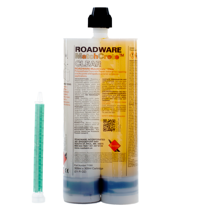Roadware MatchCrete Clear Repair Resin